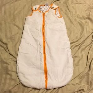 Baby Deedee sleep sack.  Good for fall and winter